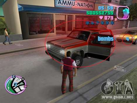 Bomba de proximidad para GTA Vice City