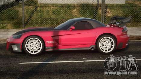 Dodge Viper SRT 10 Red para GTA San Andreas