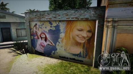 Hayley Williams CJ Garage Mod para GTA San Andreas