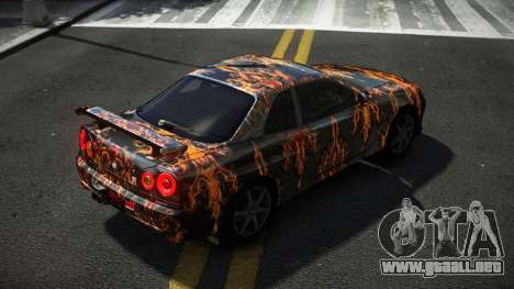 Nissan Skyline R34 Tufusa S9 para GTA 4