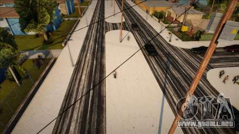 Carreteras invernales de alta calidad para GTA San Andreas