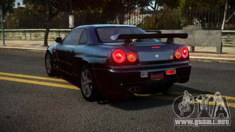 Nissan Skyline R34 Niohashi S9 para GTA 4