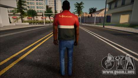 Jizzy en un traje de golf para GTA San Andreas