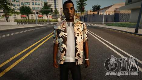 Jizzy en camisa para GTA San Andreas