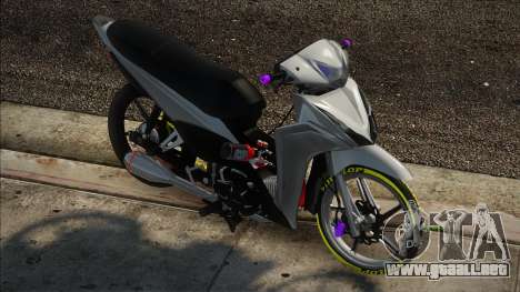 Honda Wave S 110 Enfierrada para GTA San Andreas
