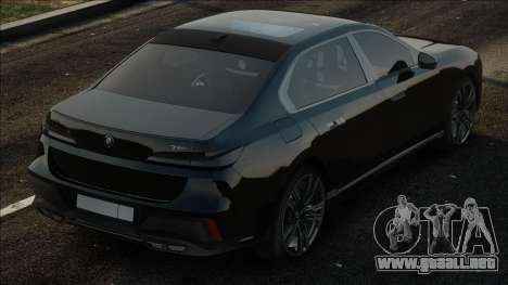 BMW 7 G70 Black para GTA San Andreas