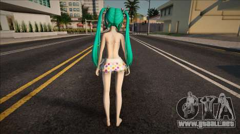 Hatsune Miku Polka Dot Bikini v2 para GTA San Andreas