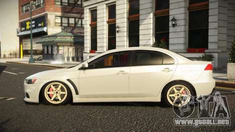 Mitsubishi Lancer Evo X Chutaro para GTA 4