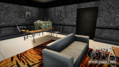 Interior de la casa de gángsters CJ para GTA San Andreas