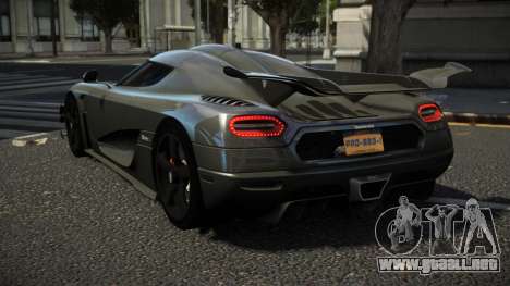 Koenigsegg Agera One Vugta para GTA 4