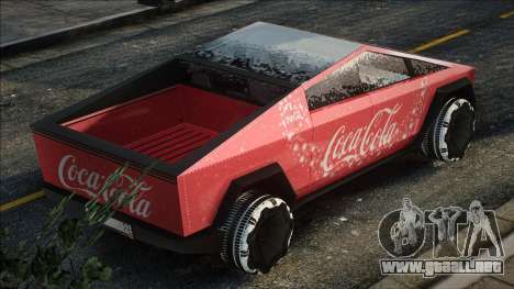 Tesla Cybertruck Coca-Cola para GTA San Andreas