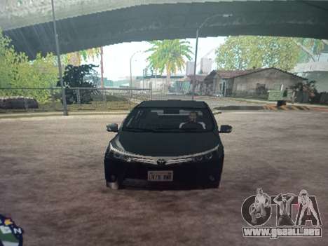 Toyota Corolla 2017 Lowpoly (SA style) para GTA San Andreas