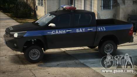 Toyota Hilux - Police para GTA San Andreas