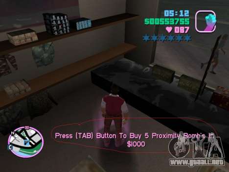 Bomba de proximidad para GTA Vice City