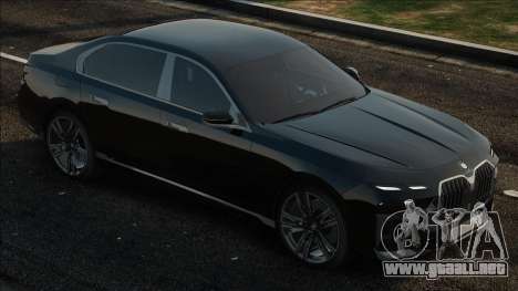 BMW 7 G70 Black para GTA San Andreas