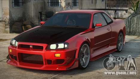 Nissan GTR R34 Sunline Racing para GTA San Andreas