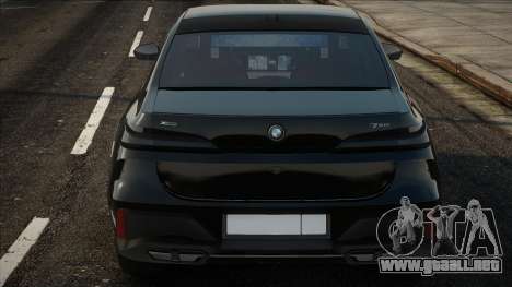 BMW 7 G70 Black para GTA San Andreas