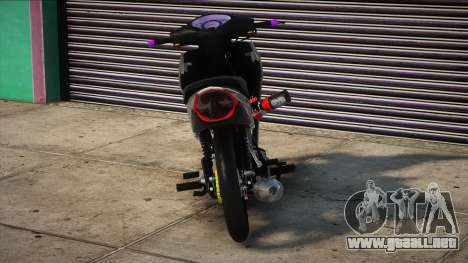 Honda Wave S 110 Enfierrada para GTA San Andreas