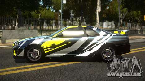 Nissan Skyline R34 Niohashi S8 para GTA 4