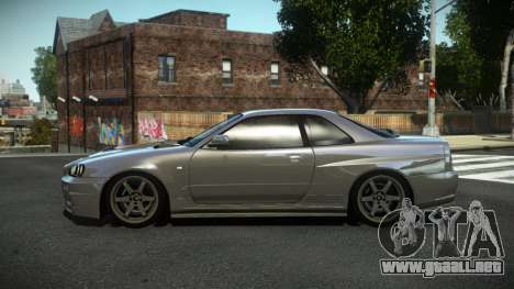 Nissan Skyline R34 Foraz para GTA 4