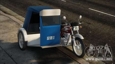 Honda TMX CG125 Tricycle para GTA San Andreas