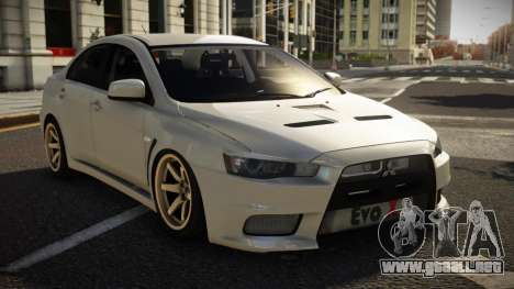 Mitsubishi Lancer Evo X Chutaro para GTA 4