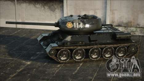 Vietnam T-34 Tank - Xe Tang T-34 Viet Nam para GTA San Andreas