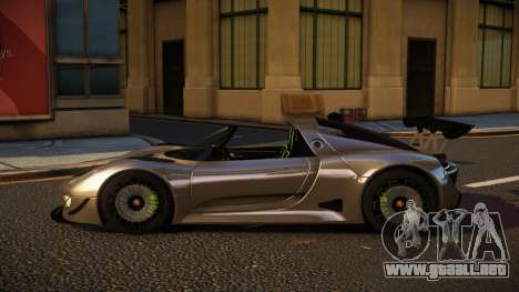 Porsche 918 Taflo para GTA 4