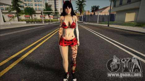 Chica de Halloween V1 para GTA San Andreas