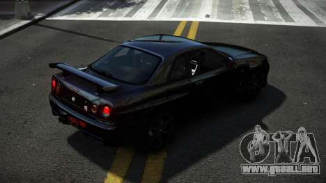 Nissan Skyline R34 Backil para GTA 4