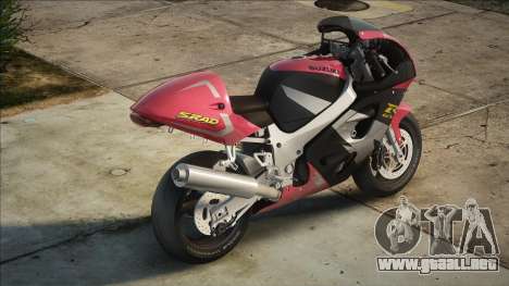 1997 Suzuki GSXR-750 SRAD White-Red para GTA San Andreas