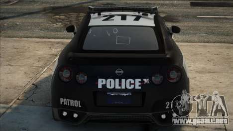 2012 Nissan GT-R R35 Black Edition Police para GTA San Andreas