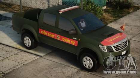 Toyota Hilux - Army para GTA San Andreas