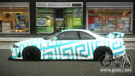 Nissan Skyline R33 Nebung S13 para GTA 4