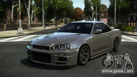 Nissan Skyline R34 Foraz para GTA 4