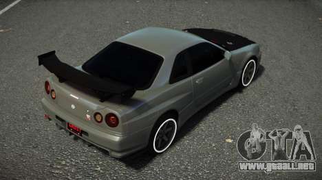 Nissan Skyline R34 Fasbo para GTA 4