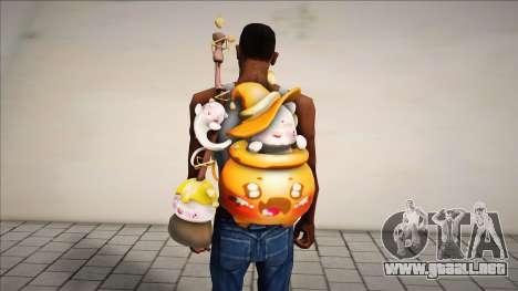 Ghostly Kitty Backpack para GTA San Andreas