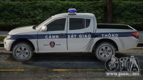 Mitsubishi L200 - Vietnam Traffic Police Pickup para GTA San Andreas