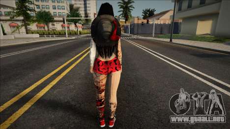 Chica de Halloween V1 para GTA San Andreas