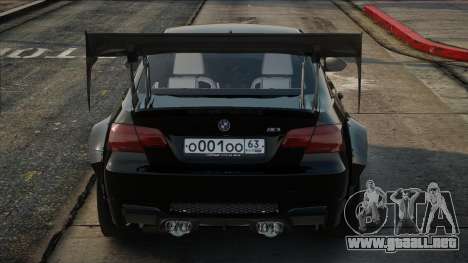 BMW M3 E92 Blak para GTA San Andreas