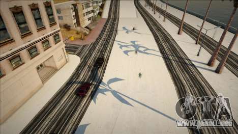 Carreteras invernales de alta calidad para GTA San Andreas