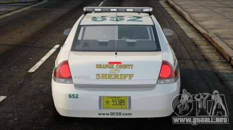 OCSO 2012 Chevrolet Impala para GTA San Andreas