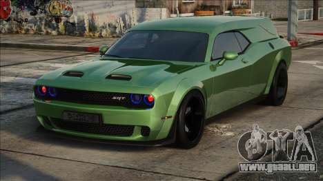 Coche fúnebre Dodge Challenger SRT para GTA San Andreas