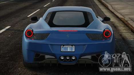 2010 Ferrari 458 Italia V1.1 para GTA San Andreas