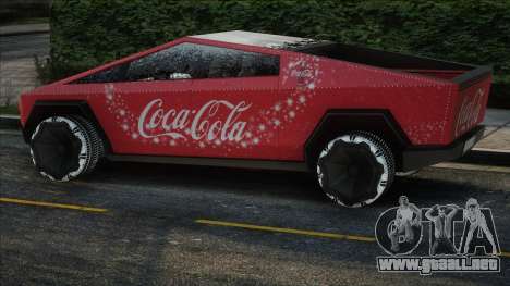 Tesla Cybertruck Coca-Cola para GTA San Andreas