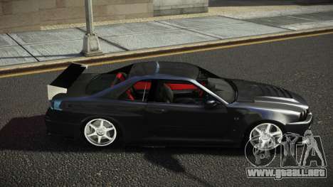 Nissan Skyline R34 Bafukas para GTA 4