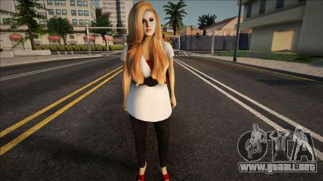 Rubia con curvas para GTA San Andreas