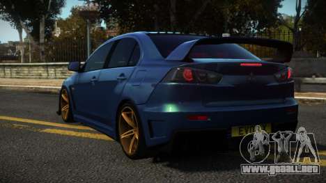 Mitsubishi Lancer Evo X Chudero para GTA 4