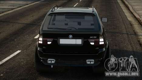 BMW X5 E53 Black para GTA San Andreas