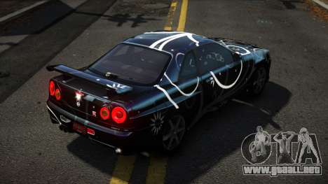Nissan Skyline R34 Niohashi S3 para GTA 4